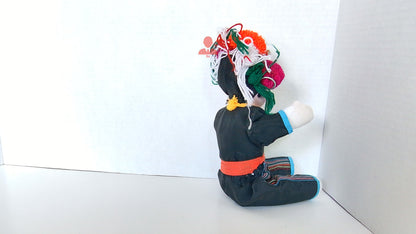 Handmade Ethnic Cloth Doll w/ Tradional Costume