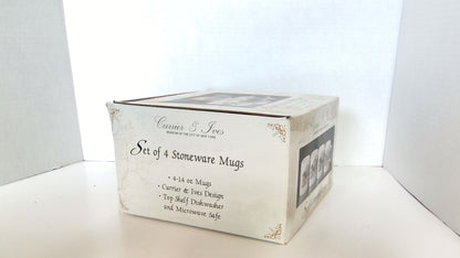Currier & Ives Stoneware Mugs (Set of 4)