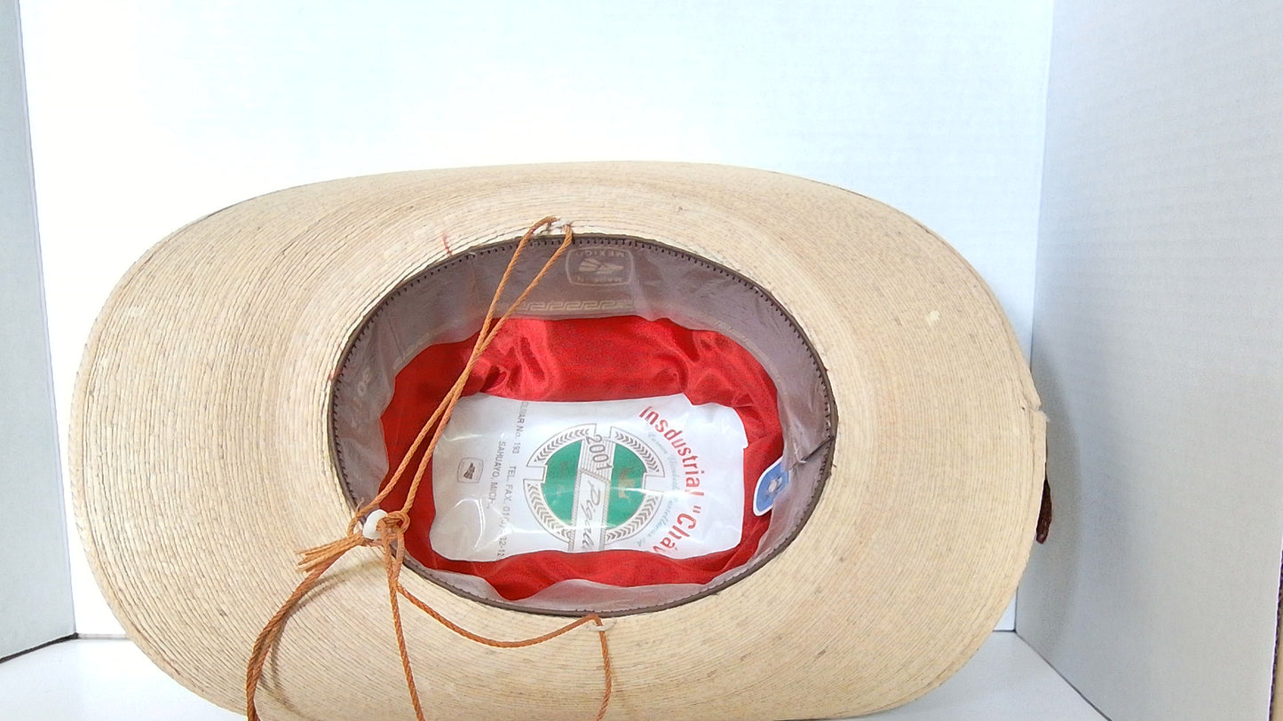 Vintage Straw Cowboy Hat
