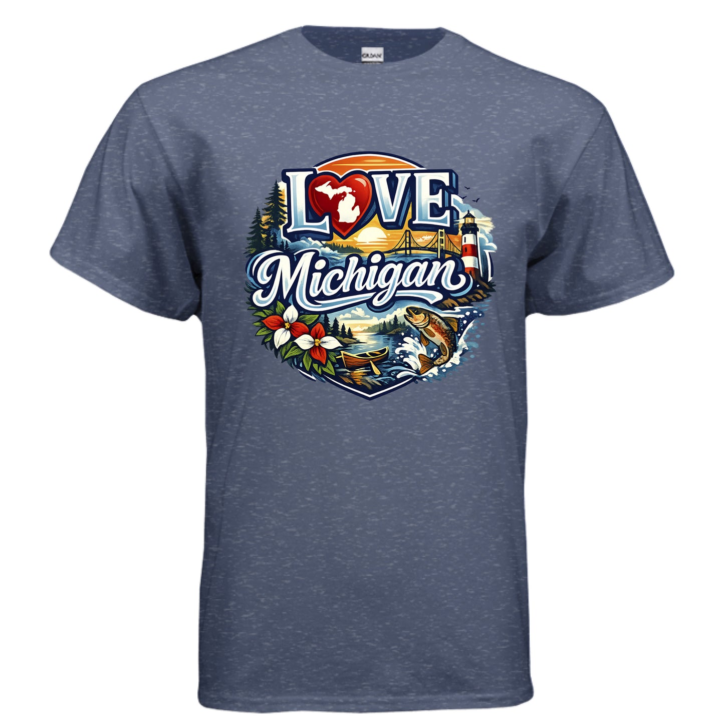 Heather Sport Dark Navy - FRONT