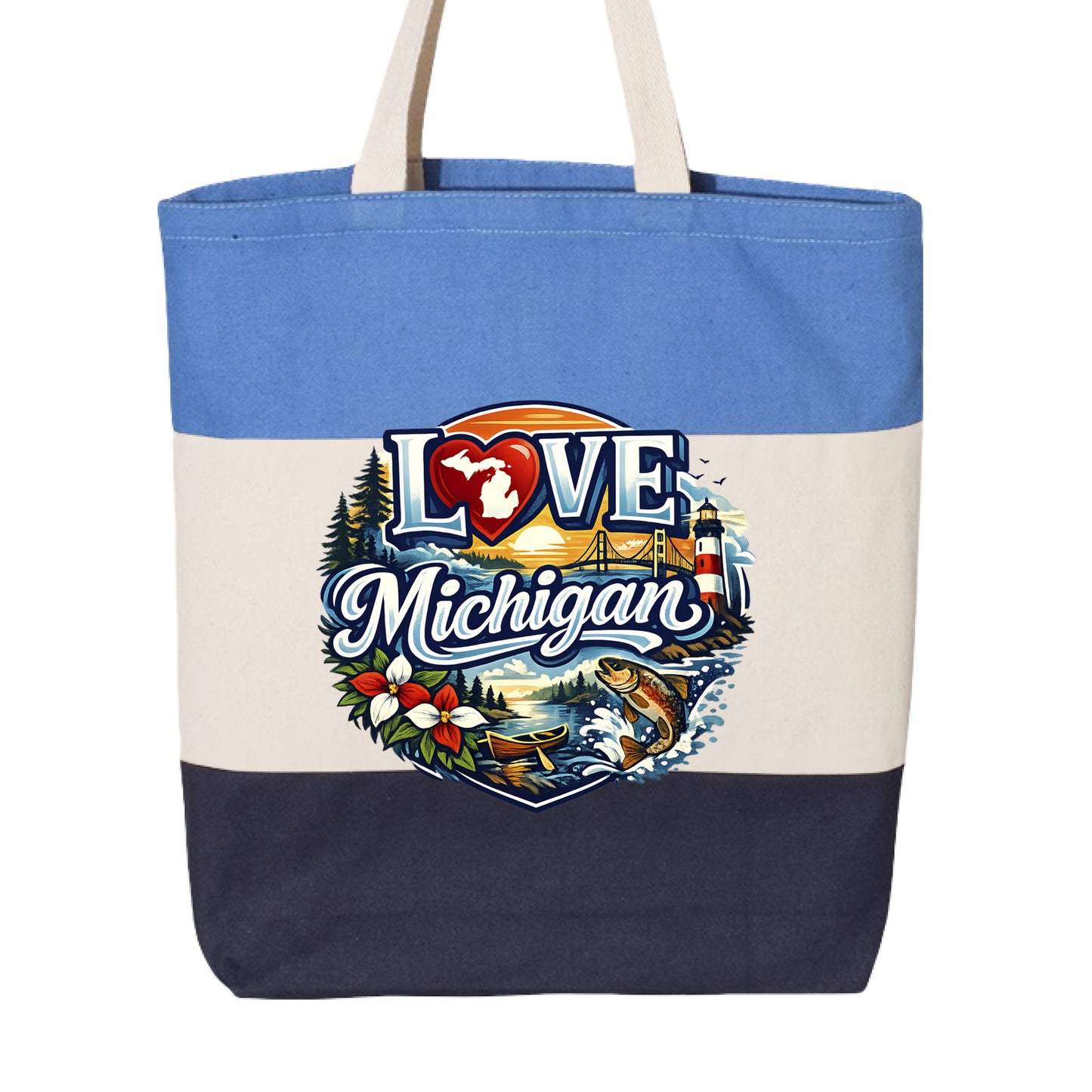 Navy/ Natural/ Carolina Blue - FRONT