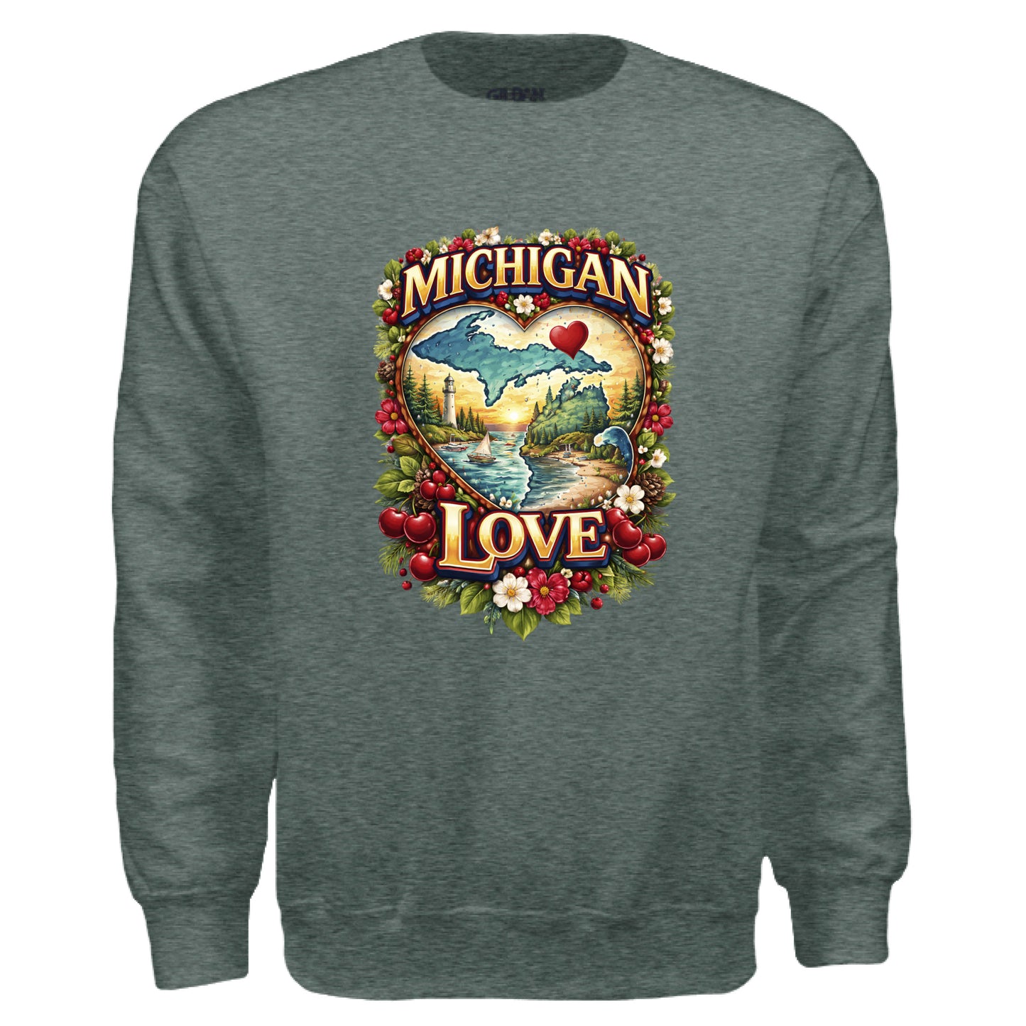 HEATHER SPORT DARK GREEN - FRONT