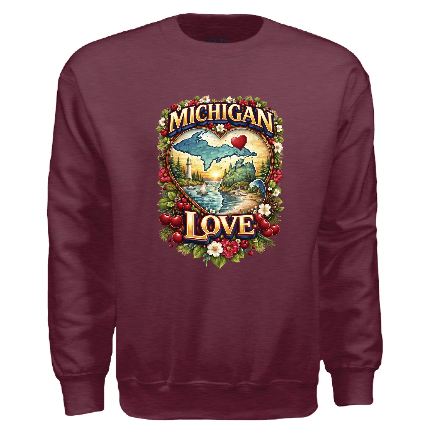 Heather Sport Dark Maroon - FRONT