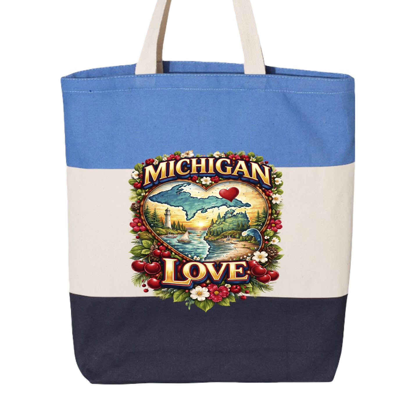 Navy/ Natural/ Carolina Blue - FRONT