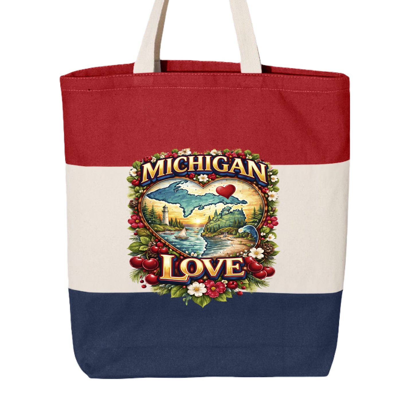 Navy/ Natural/ Red - FRONT