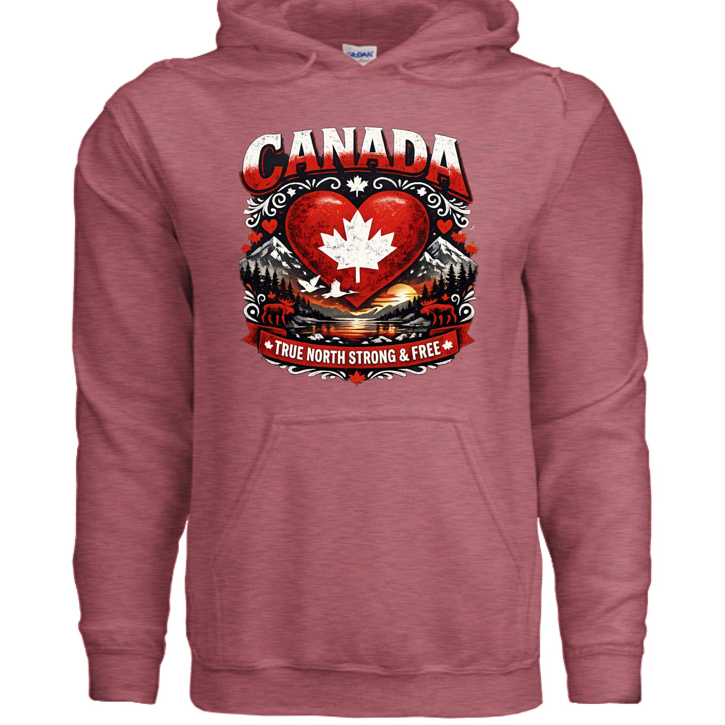 Heather Sport Scarlet Red - FRONT