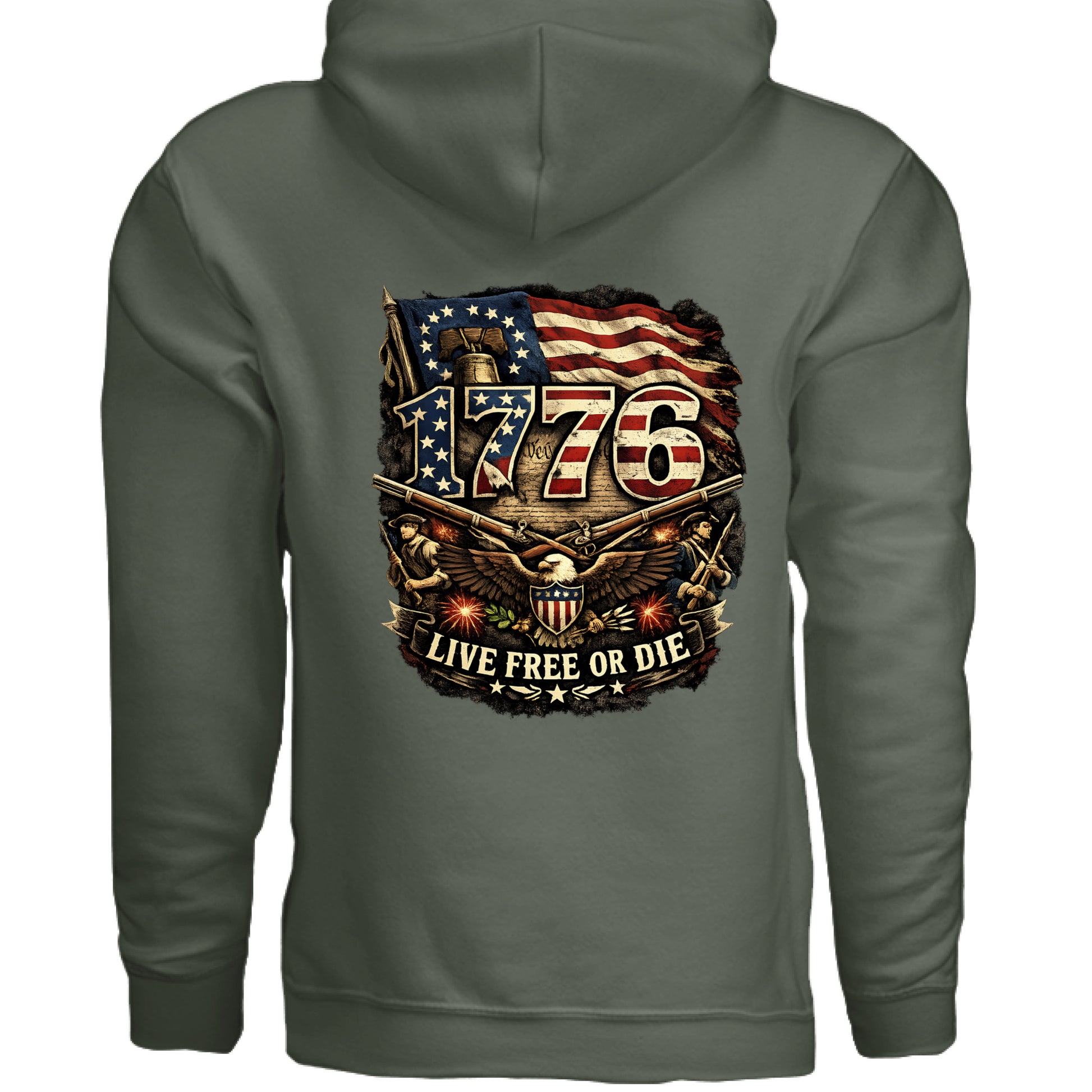 MILITARY GREEN - BACK