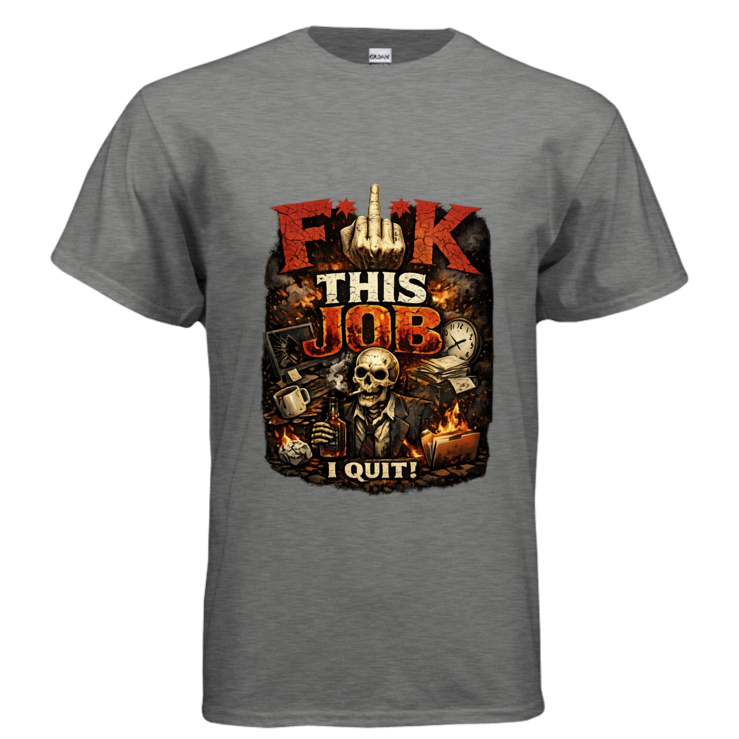 GRAPHITE HEATHER - FRONT
