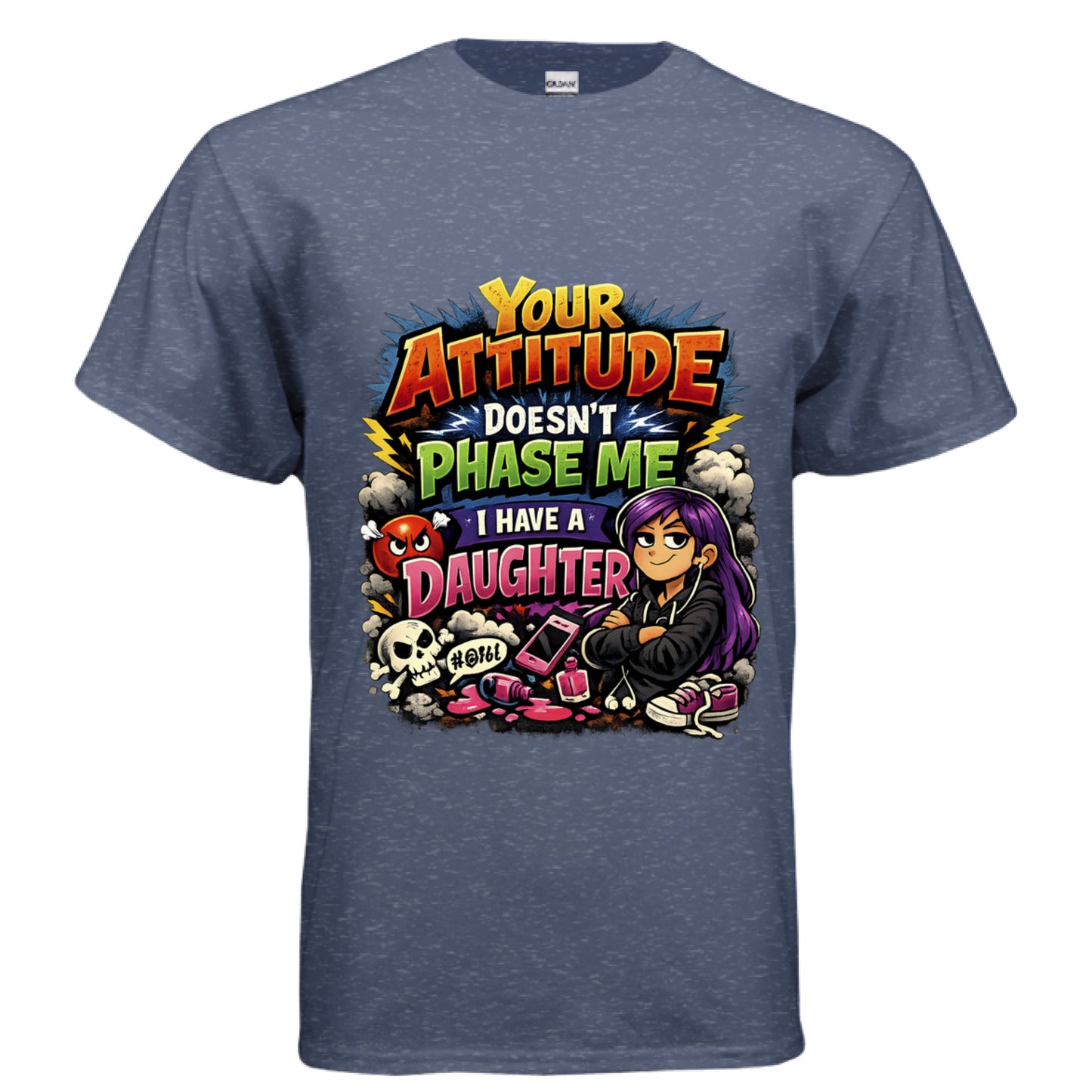 Heather Sport Dark Navy - FRONT