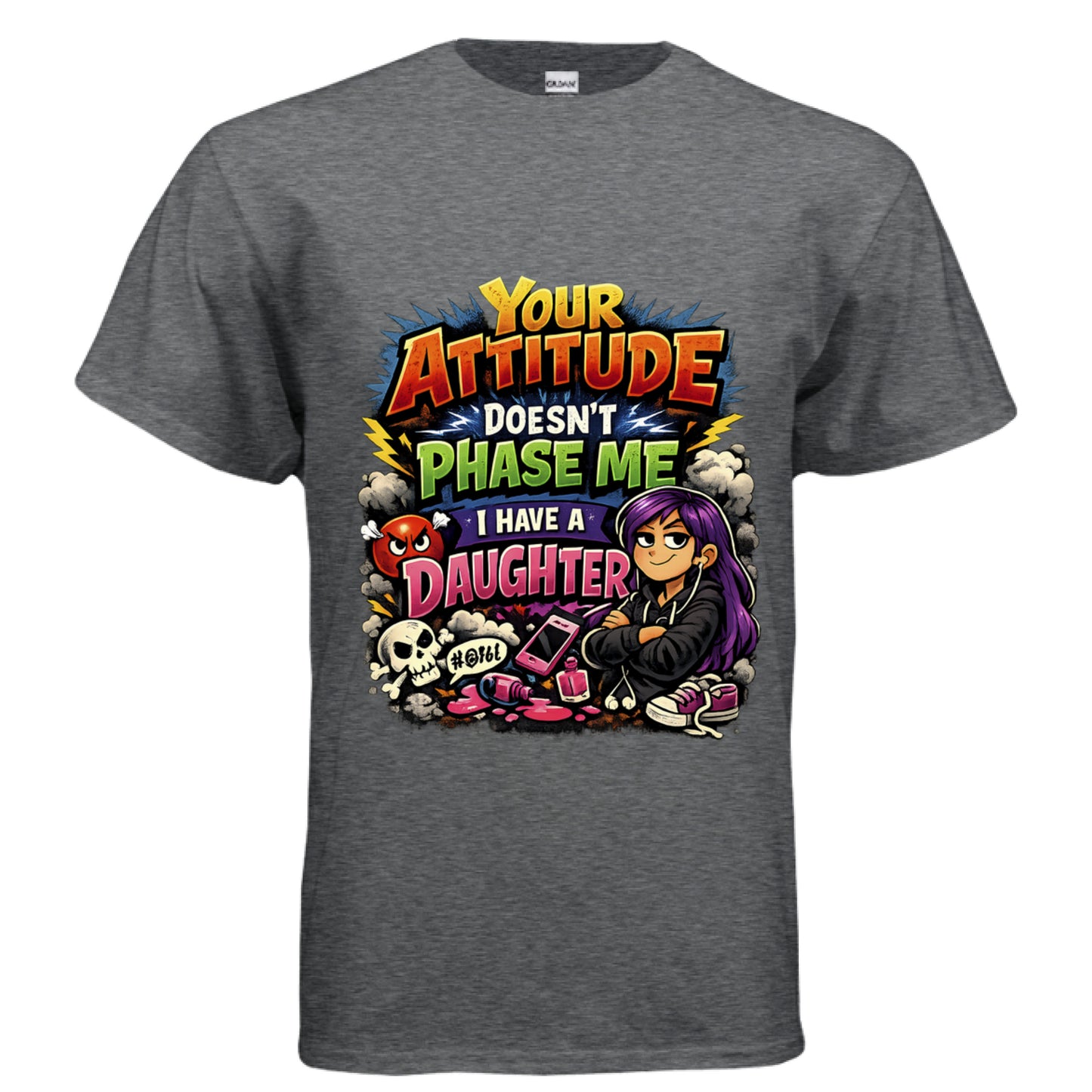 DARK HEATHER - FRONT