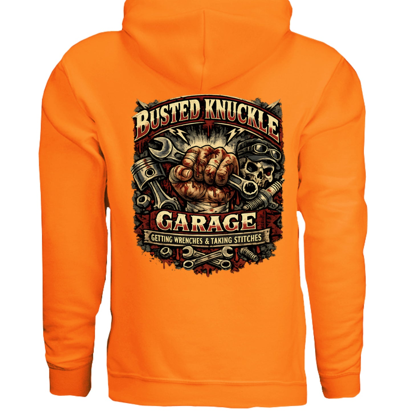 SAFETY ORANGE - BACK