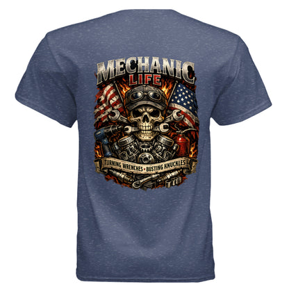 Heather Sport Dark Navy - BACK